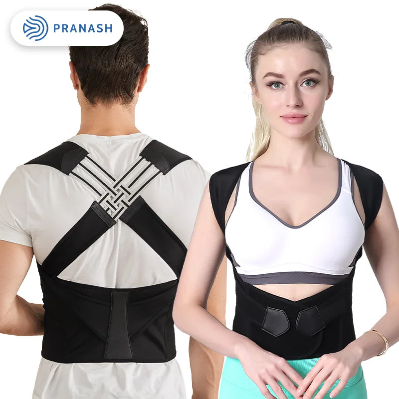 Posture Corrector Back Brace | Adjustable Support for Men & Women