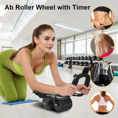 Ab Roller with Timer – Core & Abs Trainer for Home Workouts.