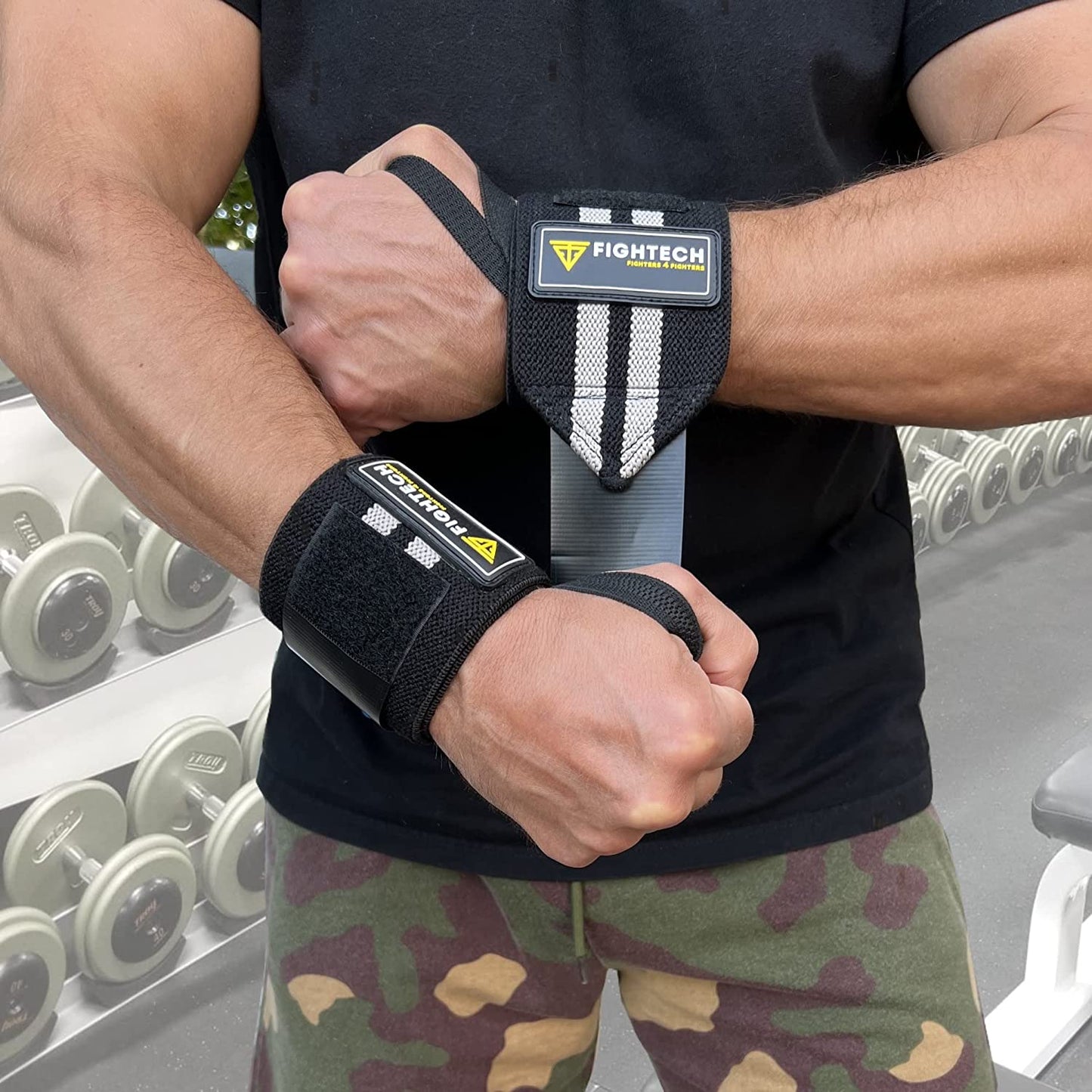 Wrist Wraps for Weightlifting – 18 Inch Support for Gym & CrossFit