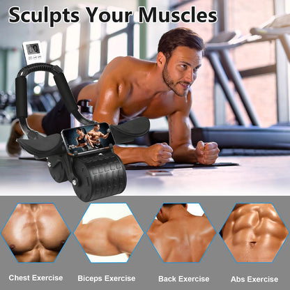 Ab Roller with Timer – Core & Abs Trainer for Home Workouts.