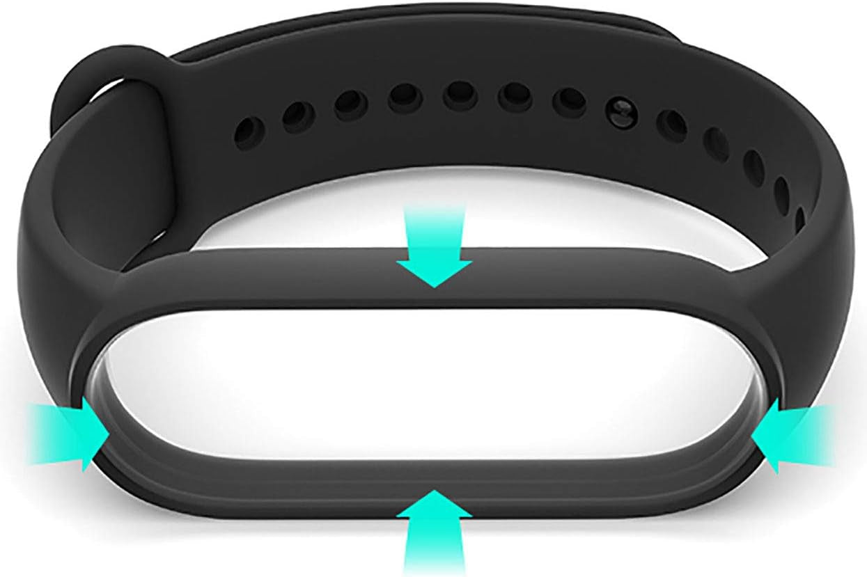 Replacement Bands Compatible with Xiaomi Mi Band 5 / 6 – Adjustable Sport Silicone Wristbands (20 Colors)