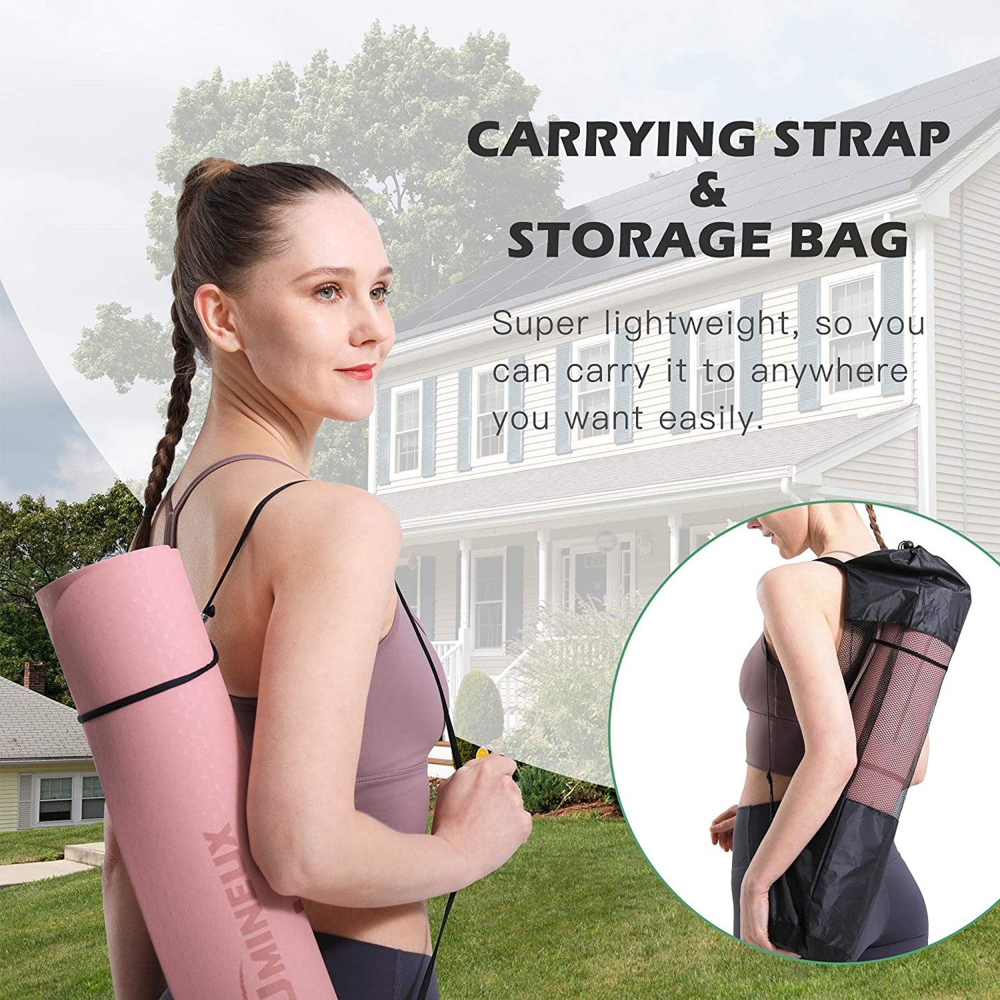 Eco-Friendly TPE Yoga Mat – Extra Thick & Non-Slip