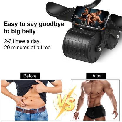 Ab Roller with Timer – Core & Abs Trainer for Home Workouts.
