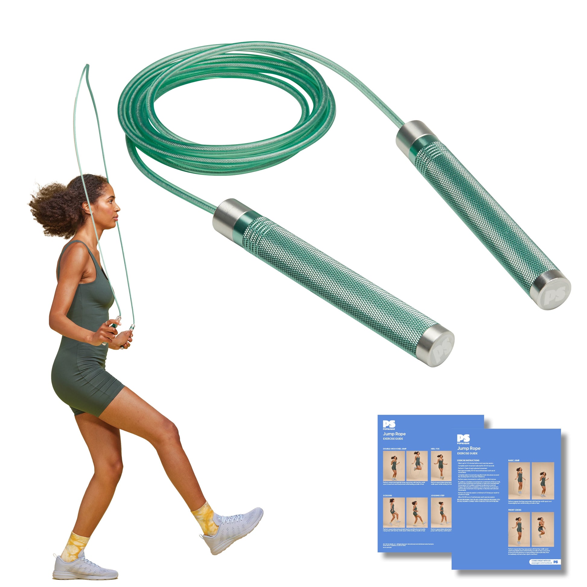 9Ft Adjustable Weighted Jump Rope – Durable Fitness Skipping Rope