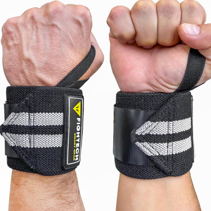 Wrist Wraps for Weightlifting – 18 Inch Support for Gym & CrossFit