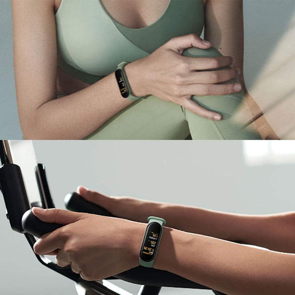 Replacement Bands Compatible with Xiaomi Mi Band 5 / 6 – Adjustable Sport Silicone Wristbands (20 Colors)