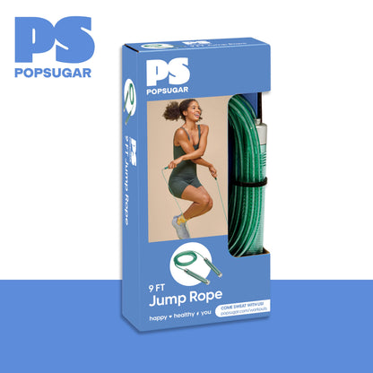 9Ft Adjustable Weighted Jump Rope – Durable Fitness Skipping Rope