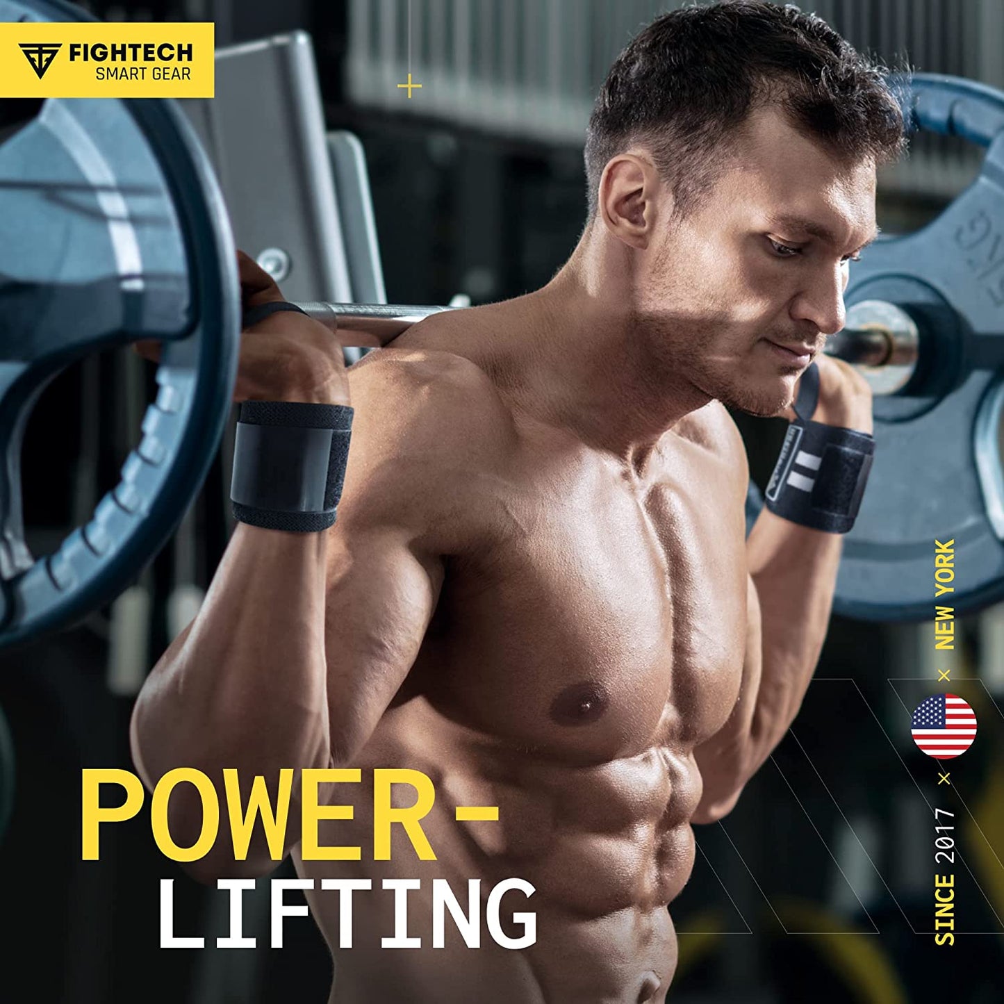 Wrist Wraps for Weightlifting – 18 Inch Support for Gym & CrossFit